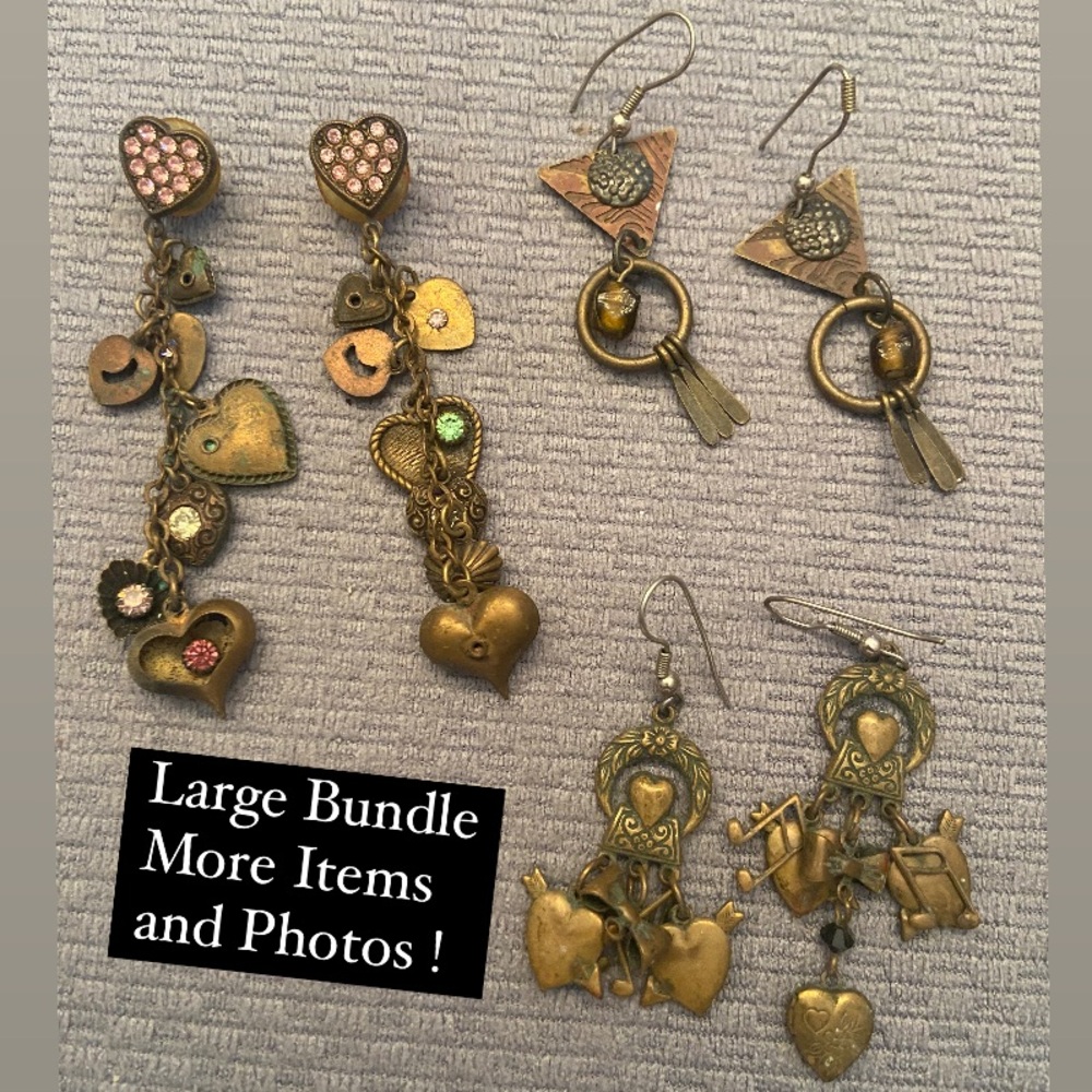 Large Lot of Vintage Jewelry - 70s 80s Brighton - Great for Reselling